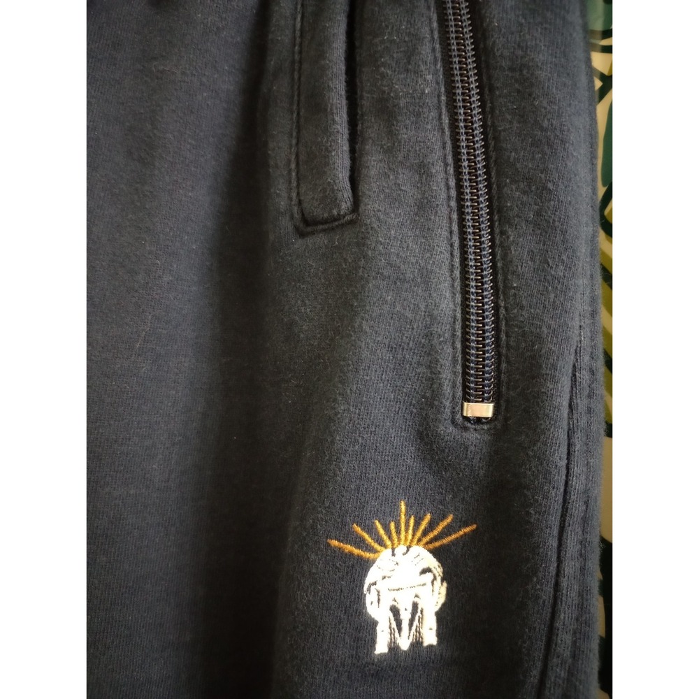 Bornfly Men's Joggers Sweatpants Pockets Drawstring Blue Medium - Picture 4 of 8
